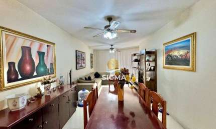 Apartamento com 3 quartos sendo 1 suíte à venda, 98 m² por R$ 560.000 - Pitangueiras - Guarujá/SP.