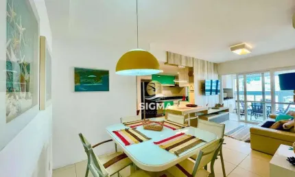 Apartamento com 3 quartos sendo 1 suíte à venda na praia das pitangueiras - guarujá/sp.