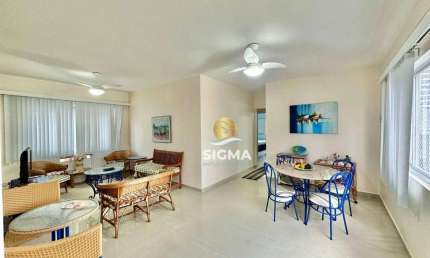 Apartamento com 4 dormitórios à venda, 110 m² por R$ 415.000,00 - Pitangueiras - Guarujá/SP