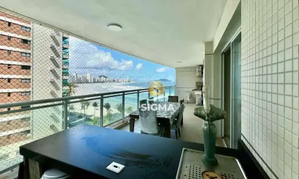 Frente mar - apartamento com 2 quartos sendo 1 suíte à venda na praia das astúrias - guarujá/sp.