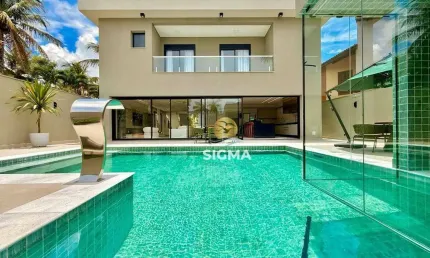 Casa com 6 Suítes à venda no Condomínio Jardim Acapulco - Guarujá/SP.