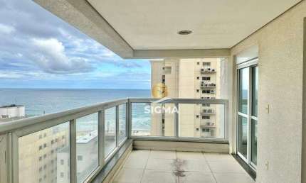 VISTA MAR - Apartamento com 3 quartos sendo 1 suíte à venda na Praia das Pitangueiras - Guarujá/SP.