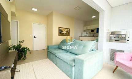 Apartamento com 2 quartos sendo 1 suíte à venda na Praia das Pitangueiras - Guarujá/SP.