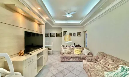 Apartamento com 3 dormitórios à venda, 95 m² por R$ 600.000,00 - Pitangueiras - Guarujá/SP