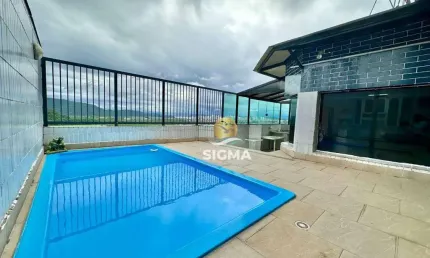Cobertura com 3 quartos 1 suíte à venda, 165 m² por R$ 880.000 - Jardim Astúrias - Guarujá/SP.