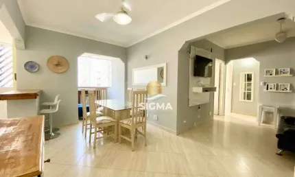 Apartamento com 2 quartos sendo 1 suíte à venda, 65 m² por r$ 480.000 - pitangueiras - guarujá/sp.