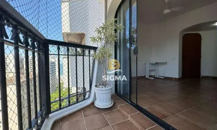 Apartamento com 3 dormitórios à venda, 100 m² por r$ 590.000,00 - pitangueiras - guarujá/sp