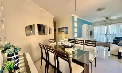 Apartamento com 4 dormitórios à venda, 130 m² por R$ 800.000,00 - Pitangueiras - Guarujá/SP