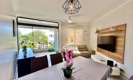 Apartamento com 3 dormitórios à venda, 116 m² por R$ 620.000,00 - Praia das Pitangueiras - Guarujá/SP