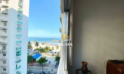 Apartamento com 2 dormitórios à venda, 87 m² por r$ 490.000,00 - pitangueiras - guarujá/sp