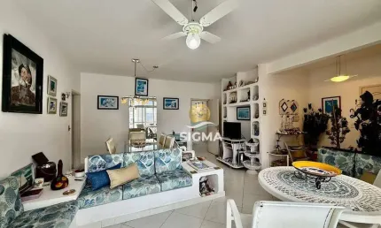 Apartamento com 3 dormitórios à venda, 110 m² por R$ 690.000,00 - Pitangueiras - Guarujá/SP