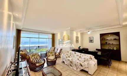 Apartamento com 5 dormitórios à venda, 200 m² por r$ 900.000,00 - pitangueiras - guarujá/sp