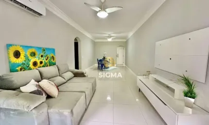 Apartamento com 2 dormitórios à venda, 100 m² por r$ 610.000,00 - pitangueiras - guarujá/sp