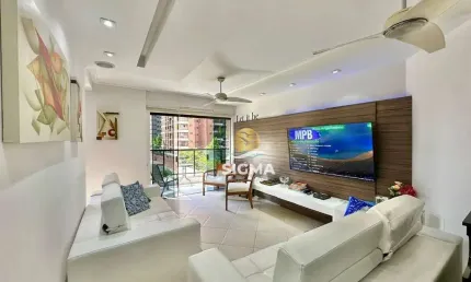 Apartamento com 3 quartos sendo 1 suíte à venda na praia das astúrias - guarujá/sp.