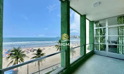 Apartamento com 5 dormitórios à venda, 220 m² por r$ 1.200.000,00 - pitangueiras - guarujá/sp