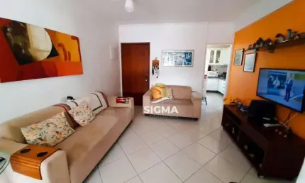 Apartamento com 3 quartos sendo 2 suítes à venda, 118 m² por R$ 470.000 - Tombo - Guarujá/SP.