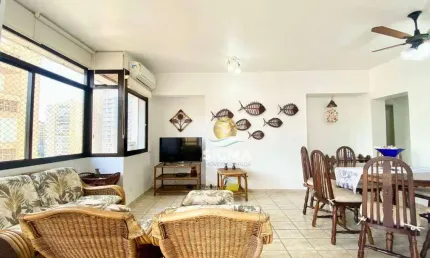 Apartamento com 3 dormitórios sendo 1 suíte à venda, 116 m² por R$ 680.000 - Jardim Astúrias - Guarujá/SP.