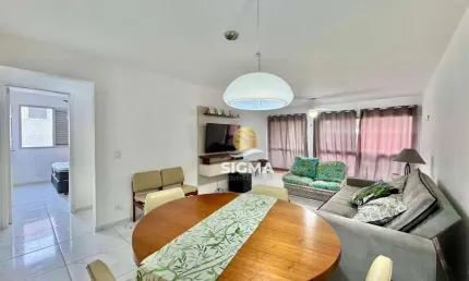 Apartamento com 3 dormitórios sendo 1 suíte  à venda, 121 m² por R$ 630.000 - Praia das Pitangueiras - Guarujá/SP.