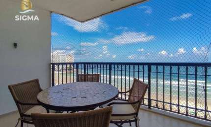 FRENTE MAR - Apartamento à venda, 204 m² por R$ 1.700.000 - Pitangueiras - Guarujá;