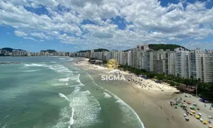Frente mar - apartamento com 3 suítes à venda na praia das pitangueiras - guarujá/sp.