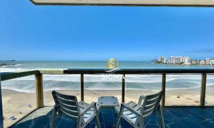 Apartamento com 3 dormitórios Sendo 1 Suíte  à venda, 170 m² por R$ 1.380.000 - Pitangueiras - Guarujá/SP