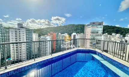 Cobertura com 3 Suítes à venda, 280 m² por R$ 1.200.000 - Pitangueiras - Guarujá/SP.