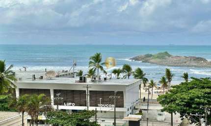 VISTA MAR - Apartamento com 2 dormitórios à venda, 68 m² por R$ 585.000 - Pitangueiras - Guarujá/SP.