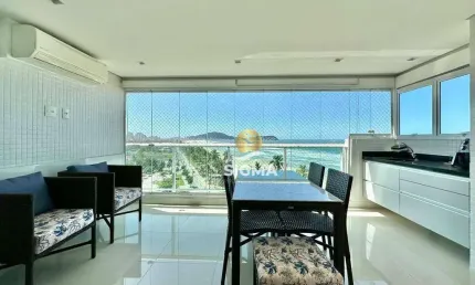 Apartamento com 3 quartos sendo 2 suítes à venda, 117 m² por r$ 1.700.000 - enseada - guarujá/sp.