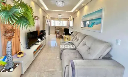 Apartamento com 1 quarto à venda, 68 m² por R$ 460.000 - Pitangueiras - Guarujá/SP.