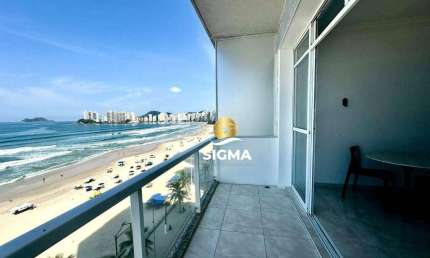 Apartamento com 3 dormitórios quartos sendo sendo 2 suítes à venda, 167,53 m² por R$ 1.300.000 - Pitangueiras - Guarujá/SP.