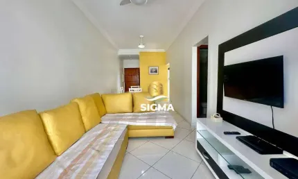 Apartamento com 2 dormitórios sendo 1 suíte à venda, 80 m² por R$ 410.000 - Pitangueiras - Guarujá/SP.