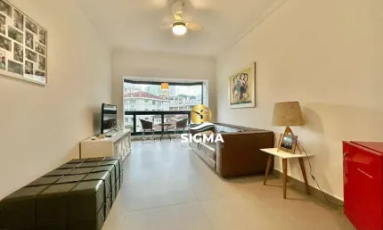 Apartamento com 2 dormitórios à venda, 75 m² por r$ 500.000,00 - jardim astúrias - guarujá/sp