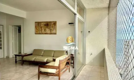 Apartamento com 2 dormitórios à venda, 103 m² por R$ 700.000 - Pitangueiras - Guarujá/SP.