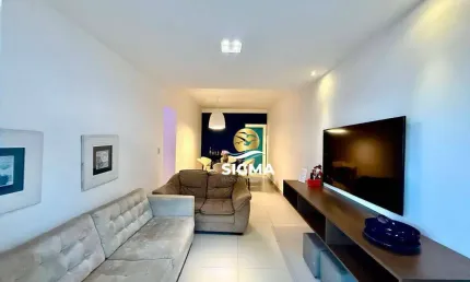 Apartamento com 2 dormitórios à venda, 62 m² por r$ 450.000,00 - jardim astúrias - guarujá/sp