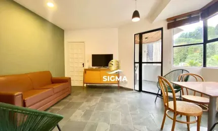 Apartamento com 2 dormitórios à venda, 65 m² por r$ 430.000,00 - jardim astúrias - guarujá/sp