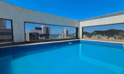 Cobertura com 3 dormitórios sendo 1 suíte  à venda, 236 m² por r$ 1.400.000 - jardim astúrias - guarujá/sp