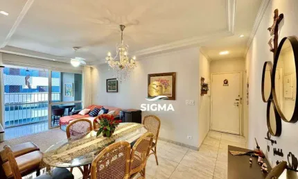 Apartamento com 3 dormitórios à venda, 100 m² por R$ 580.000,00 - Pitangueiras - Guarujá/SP