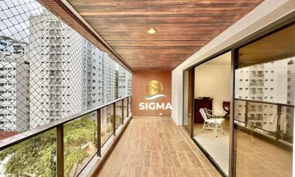 Apartamento com 3 dormitórios sendo 1 suíte à venda, 130 m² por R$ 650.000 - Pitangueiras - Guarujá/SP.