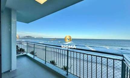 FRENTE MAR - Apartamento com 4 quartos sendo 2 suítes à venda, 160 m² por R$ 1.600.000 - Pitangueiras - Guarujá/SP.