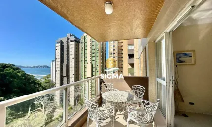 Apartamento com 3 dormitórios à venda, 140 m² por r$ 800.000,00 - pitangueiras - guarujá/sp