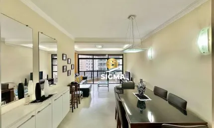 Apartamento com 3 dormitórios sendo 1 suíte à venda, 104 m² por r$ 660.000 - pitangueiras - guarujá/sp.