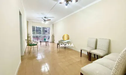 Apartamento com 3 dormitórios  sendo 1 suíte à venda, 84 m² por r$ 490.000 - jardim astúrias - guarujá/sp.