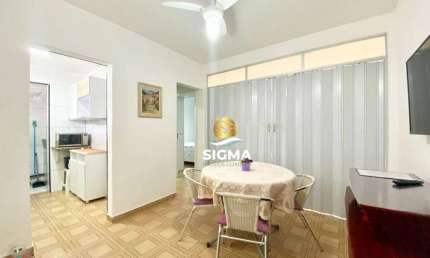 Apartamento com 2 dormitórios à venda, 50 m² por R$ 360.000 - Pitangueiras - Guarujá/SP.