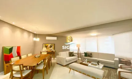 Apartamento com 4 dormitórios sendo 2 suítes à venda, 225 m² por r$ 1.190.000 - pitangueiras - guarujá/sp.
