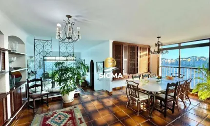 Apartamento com 3 suítes à venda, 190 m² por r$ 1.600.000 - pitangueiras - guarujá/sp
