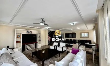 Cobertura com 6 quartos sendo 1 suíte à venda, 239 m² por R$ 1.500.000 - Pitangueiras - Guarujá/SP.