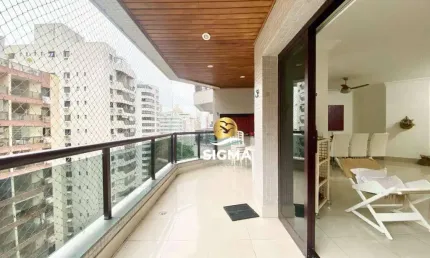 Apartamento com 4 quartos sendo 2 suítes à venda, 168 m² por R$ 1.100.000 - Pitangueiras - Guarujá/SP.