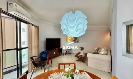 Apartamento com 2 dormitórios à venda, 71 m² por r$ 580.000,00 - pitangueiras - guarujá/sp