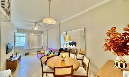 Apartamento com 1 dormitório à venda, 47 m² por r$ 400.000,00 - pitangueiras - guarujá/sp