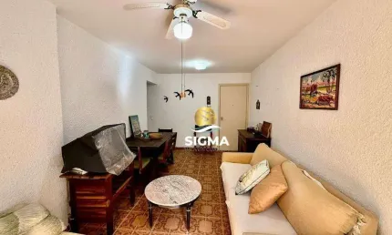 Apartamento com 2 dormitórios à venda, 68 m² por r$ 550.000 - pitangueiras - guarujá/sp.